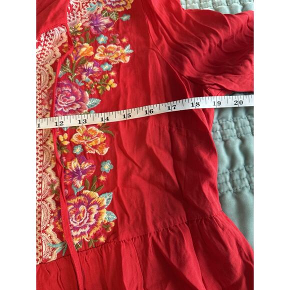 Savanna Jane Women's Boho Top Size Medium NWT Floral Bohemian Cottagecore - Picture 7 of 8